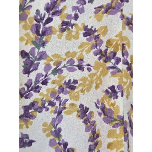 Lulus Brynne White & Yellow Floral Print Mini Dress| XL Beachy Cottagecore - Picture 6 of 9